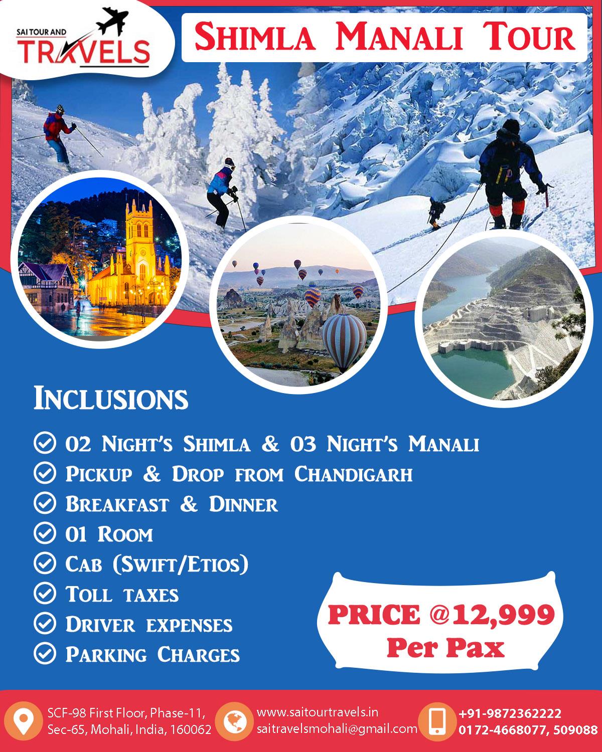 Shimla Package flayer